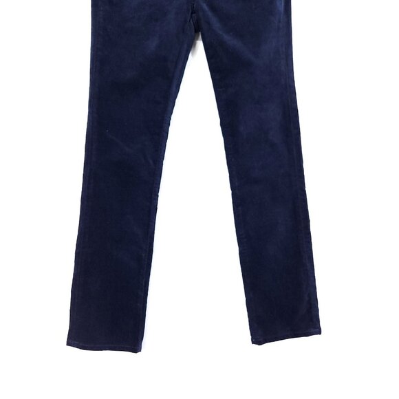 Rag & Bone Velvet Skinny Jeans Women’s 23 Blue Zip Up Pants Slim Straight - Picture 10 of 11